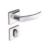 Fechadura Roseta Interna Aliança 40mm Inox Quadratta