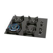 Cooktop a Gás Fischer 4 Bocas TC Infinity Vidro Preto