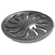 Grelha para Ralo PVC Redonda 10cm com Fecho Tigre