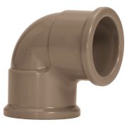 Joelho 90° 20mm Pvc Sold Marrom Amanco