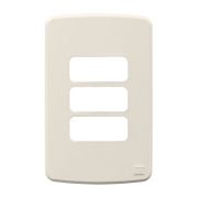Placa 4"x2" Weg Composé 3 Módulos Marfim