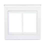 Placa 4"x4" Weg Refinatto Style 6 Módulos Branca