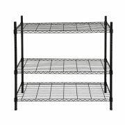 Estante Supreme 90x35x90cm Preto Casa&Ideia