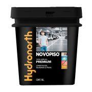 Tinta Novopiso Premium Cinza Chumbo Fosco 18L Hydronorth
