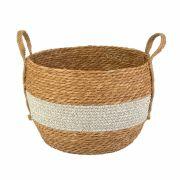 Cesta Decorativa Trynit 33cm Natural Diagonal