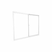 Janela de Correr Alumínio Branco 2 Folhas 1,00m x 1,20m Pro Forma