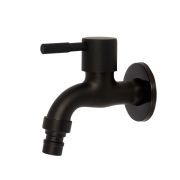 Torneira para Tanque e Máquina de Parede 1/2" Lucas Preto Hidrofama