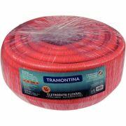 Eletroduto Corrugado 25mm 50 Metros Laranja Tramontina