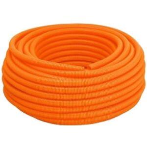 Eletroduto Corrugado Reforçado PVC 20mm 50m Laranja Tigre