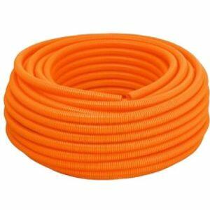 Eletroduto Corrugado Reforçado PVC 32mm 25m Laranja Tigre