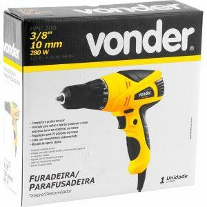 Furadeira Parafusadeira Elétrica FPV 300 3/8" 280W Profissional Vonder