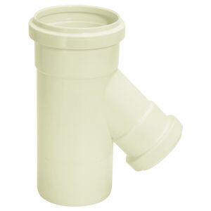 Junção com Redução Invertida 100x75mm Pvc Esgoto Branco Amanco