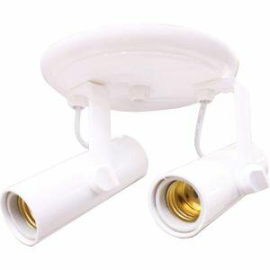Spot Vitralux 2 Lâmpadas Infinity sem Aleta E27 Branco
