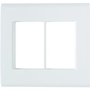 Placa 4"x4" Tramontina Liz 6 Módulos Branca Horizontal