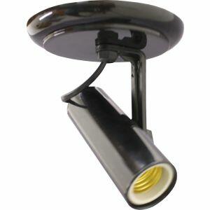 Spot Vitralux 1 Lâmpada Infinity sem Aleta E27 Preto