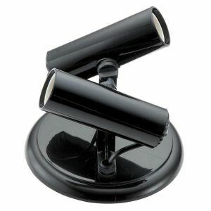 Spot Vitralux 2 Lâmpadas Infinity sem Aleta E27 Preto