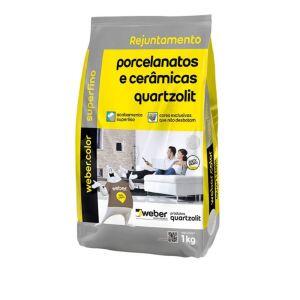 Rejunte Porcelanato Quartzolit Palha 1kg