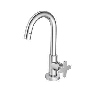 Torneira para Banheiro Disco Bica Alta 1/2" Cromado Deca