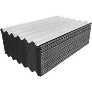 Telha Fibrocimento 110x183cmx6mm Cinza Eternit Telha Fibrocimento 110x183cmx6mm Cinza Eternit