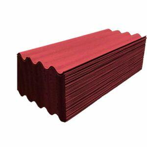 Telha Fibrocimento 5mm Olinda 50x244cm Vermelha Eternit Telha Fibrocimento 5mm Olinda 50x244cm Vermelha Eternit
