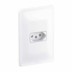 Conjunto Tomada Zeffia 1 Módulo 2P+T 20A Branco Pial