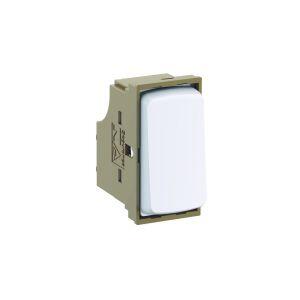 Módulo Interruptor Intermediário Zeffia Branco Pial