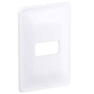 Placa 4"x2" Zeffia 1 Módulo Branca Pial