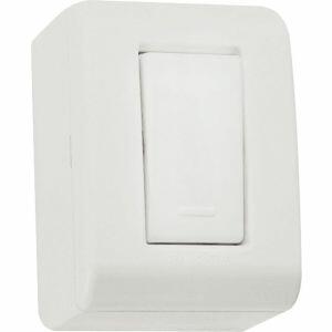Conjunto Interruptor LizFlex 1 Módulo 10A Branco Tramontina
