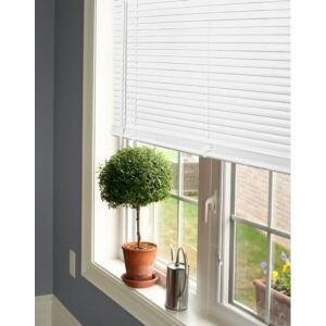 Persiana Horizontal de PVC 25mm Block 0,80L X 1,60A BRANCA