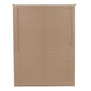 Persiana Horizontal PVC Block 25mm 0,80L X 1,60A Café