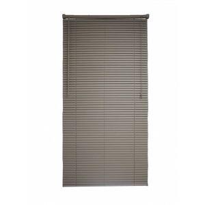 Persiana Horizontal PVC Block 25mm 1,00L X 1,60A Café