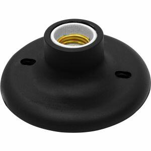 Plafon com Soquete Taschibra 1 Lâmpada 100W Preto