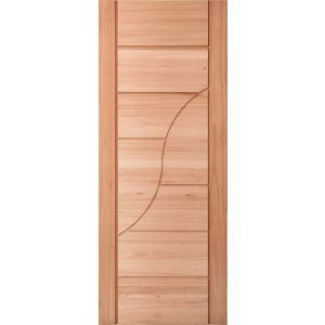 Porta de Abrir Madeira Eucalipto Sublime Neo 2,1x0,9m Cruzeiro