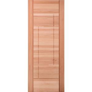 Porta de Abrir Madeira Eucalipto Cruzeiro Moderne Neo PM92 2,1x0,8m