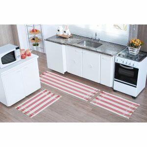 Passadeira Artesanal Teares Brilho Urban 50x150cm Lacre