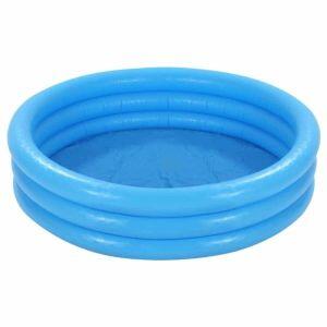 Piscina Inflável Infantil Cristal 132L Azul Intex Piscina Inflável Infantil Cristal 132L Azul Intex