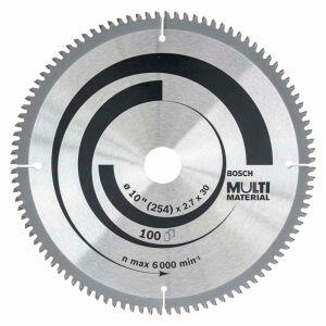 Disco de Serra Multimateriais 254mm 100 Dentes Bosch