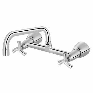 Torneira Misturador de Parede para Cozinha Docol Docolprimor 1/2" e 3/4" Cromado
