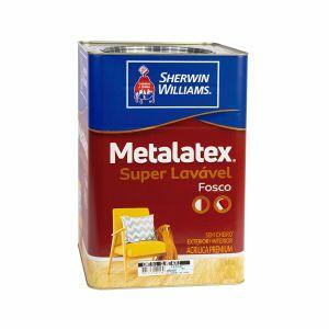 Tinta Sherwin Williams Metalatex Premium 18L Branco Gelo Fosco