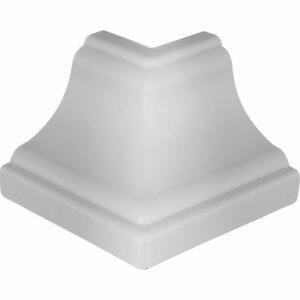 União de Canto Externo PVC 4 Peças 25x40mm Branco Neve Plastilit