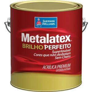 Tinta Sherwin Williams Metalatex Brilho Perfeito Premium 3,6L Branco Semibrilho