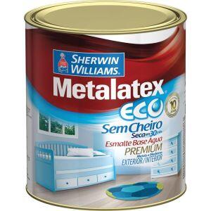 Tinta Esmalte Sherwin Williams Metalatex Eco Esmalte Premium 900ml Branco Brilhante