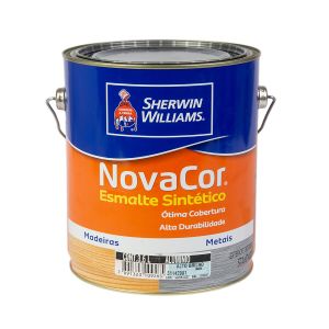 Tinta Esmalte Sintético Standard Sherwin Williams Novacor 3,6L Brilhante Tabaco Tinta Esmalte Sintético Standard Sherwin Williams Novacor 3,6L Brilhante Tabaco