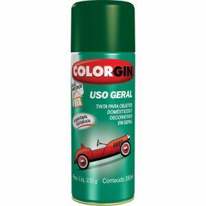 Tinta Spray Colorgin Uso Geral Premium 400ml Preto Fosco Sherwin William