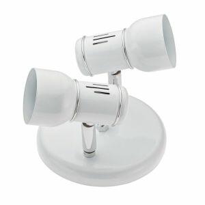Spot Dital 2 Lâmpadas New E27 Branco