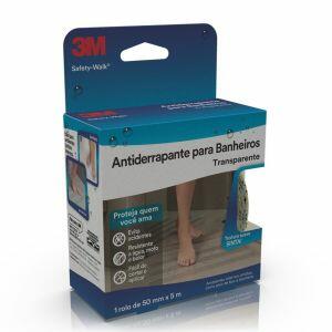 Fita Antiderrapante Safety Walk 5cmx5m Transparente 3M