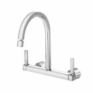 Torneira Misturador de Parede para Cozinha Docol Quad 1/2" e 3/4" Cromado Torneira Misturador de Parede para Cozinha Docol Quad 1/2" e 3/4" Cromado