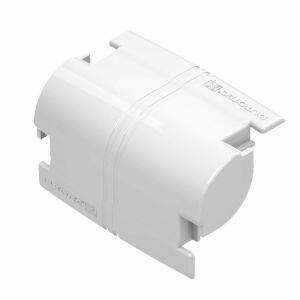 Curva 90° Vertical Externa Dutotec Cinza