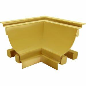 União de Canto Interno PVC 4 Peças 30x40mm Cerejeira Plastilit