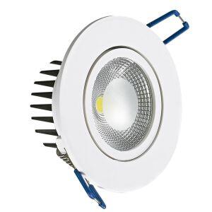 Spot Embutir LED Redondo 6w 6.500k Luz Branco Frio Blumenau Iluminação